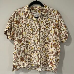 Rachel Zoe Button Down Linen Shirt